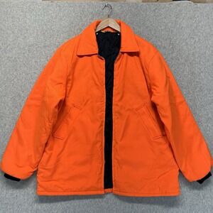 Black‎ Sheep Shoellkopf Products Blaze Orange Hunting Jacket Mens 2XL Quilted